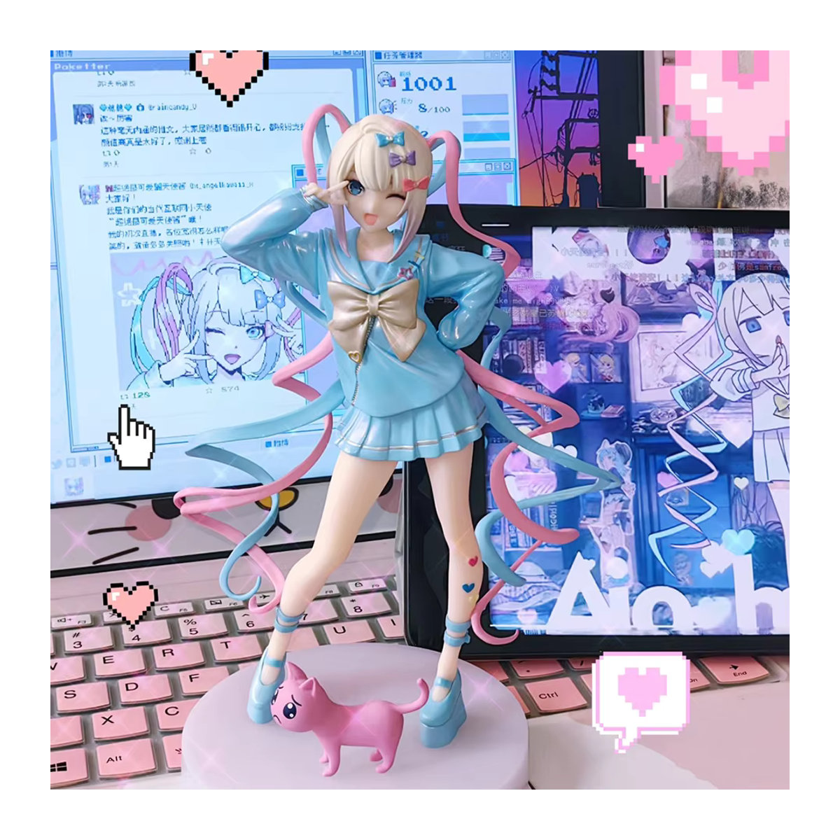Pop Up Parade KAngel Anime Figur aus Needy Girl Overdose, mehrfarbige PVC Sammelfigur für Erwachsene - Bild 3
