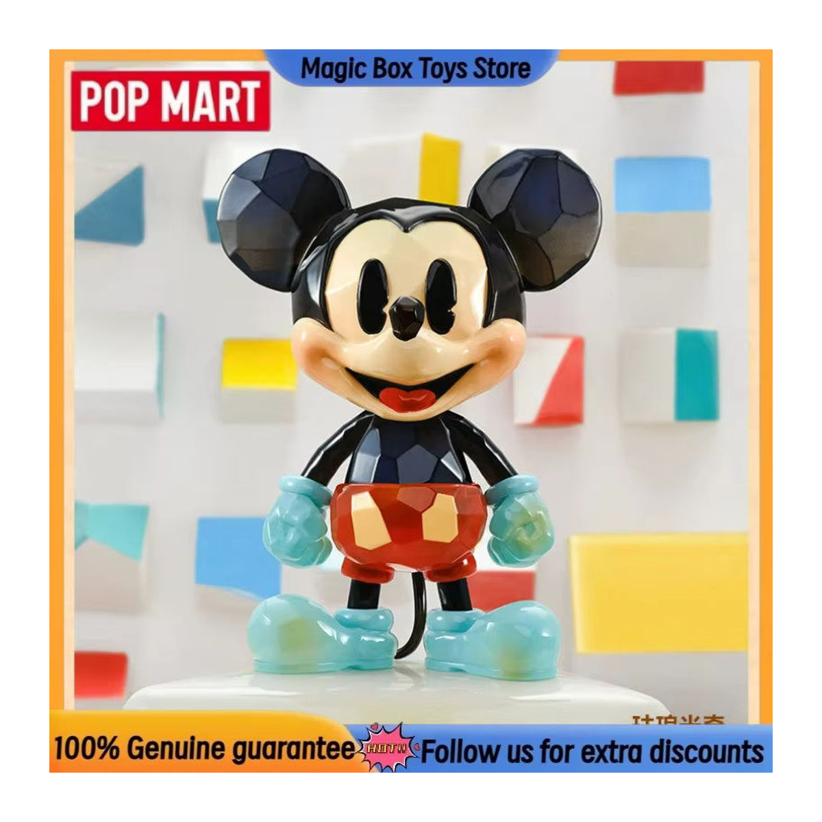 POPMART Disney Mickey Boundless Creativity Series Blind Box Mehrfarbiges Sammlerstück Ornament aus Kunststoff - Bild 2