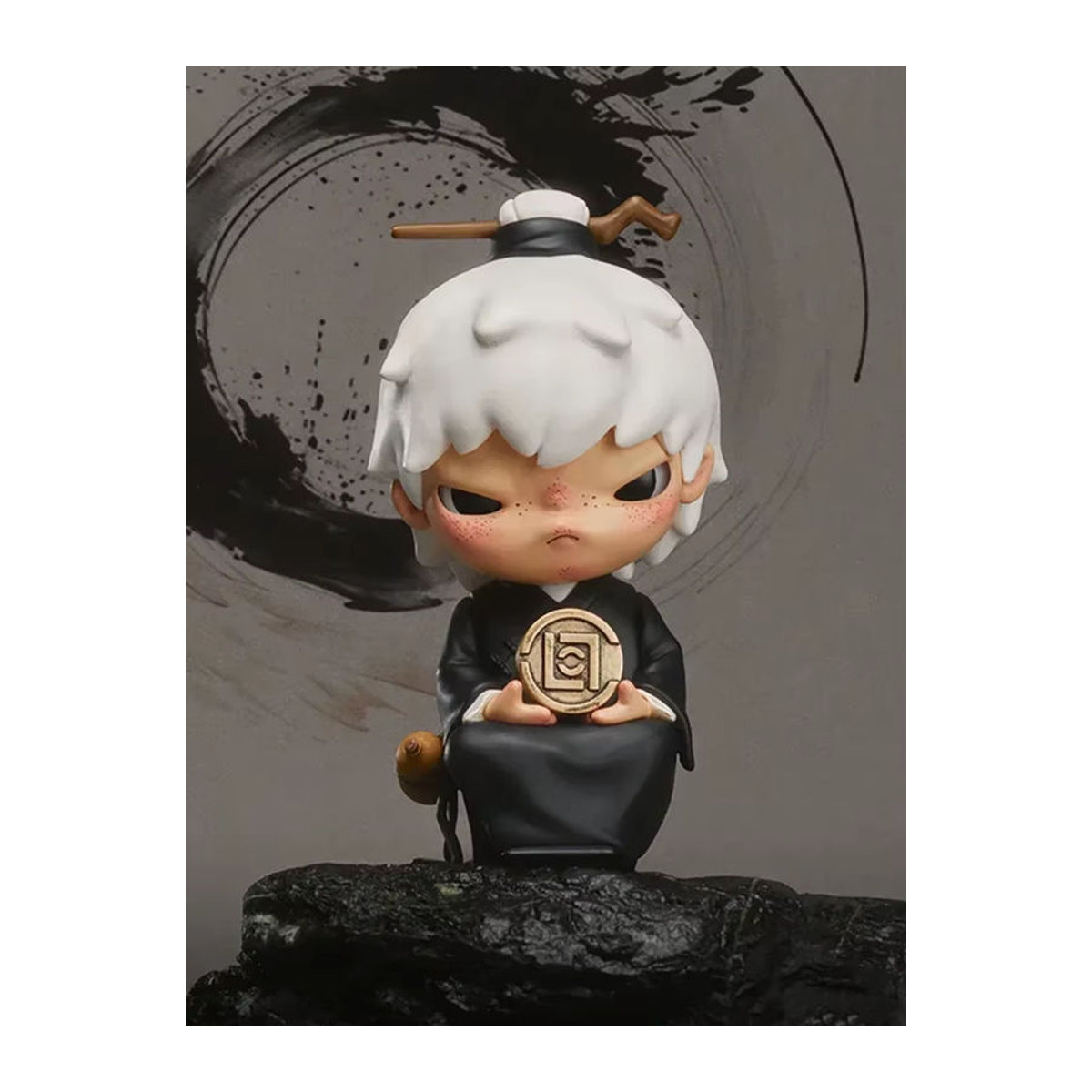 POPMART Hirono X CLOT Blind Box Serie Mystery Box Action Figur als dekoratives Modell aus Kunststoff in Mehrfarbig und Braun - Bild 4