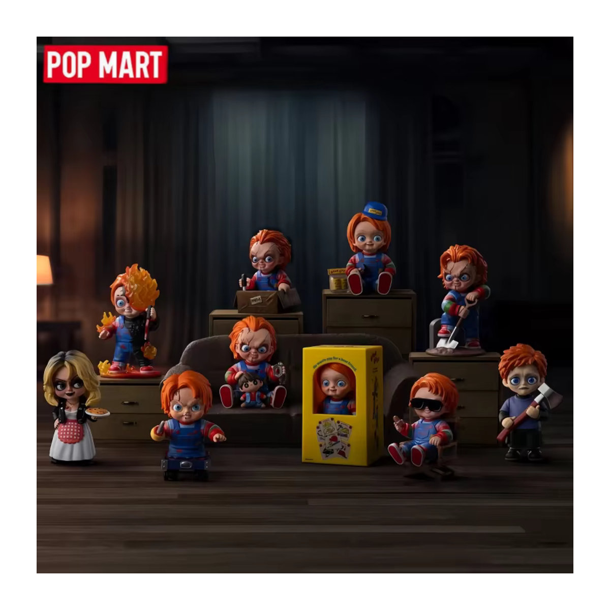 POPMART Original Chucky Ghost Return Serie Blind Box Anime Figur aus Kunststoff, mehrfarbig - Bild 2