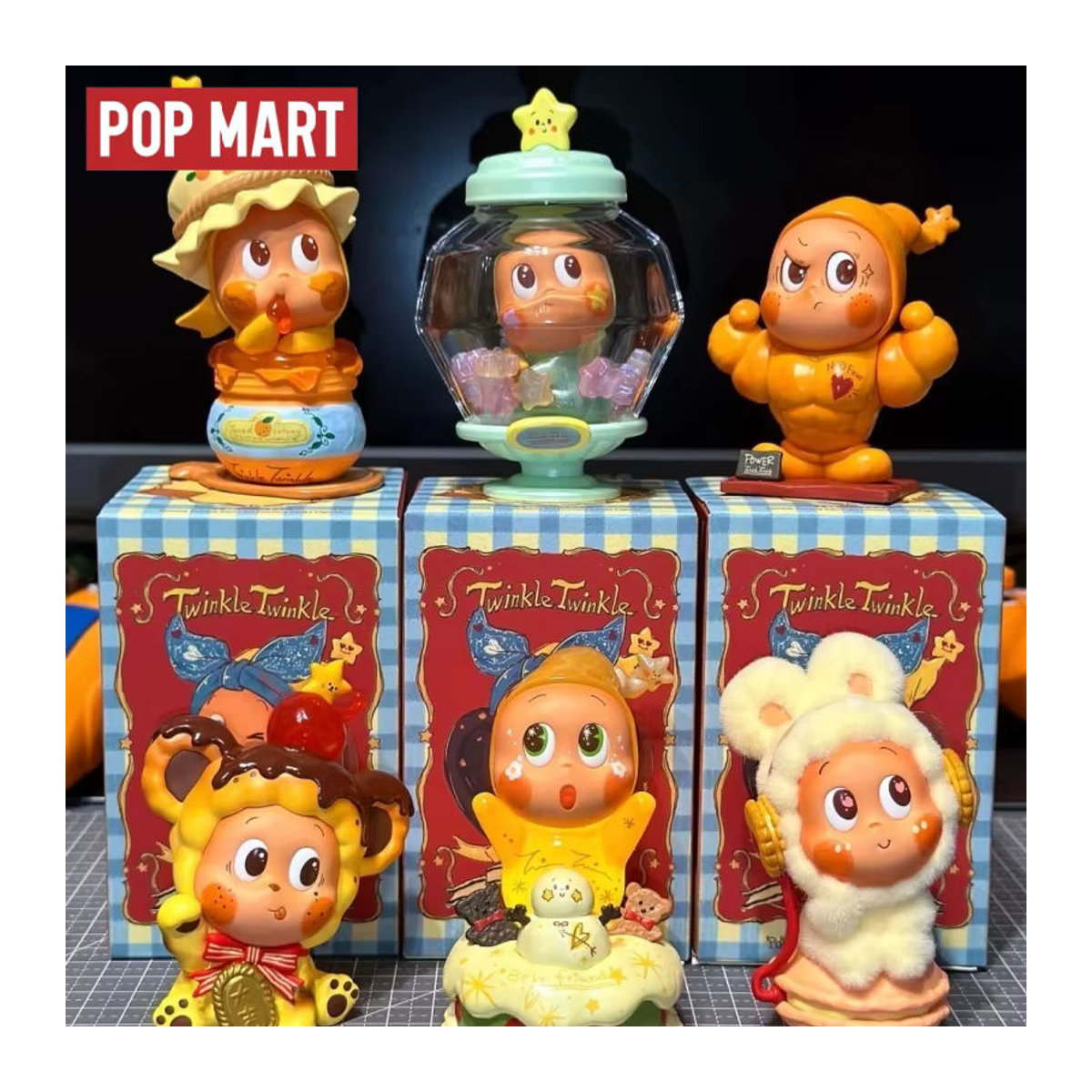 POPMART Twinkle Twinkle Savor The Moment Serie Blind Box Figuren aus Kunststoff in Mehrfarbig - Bild 2
