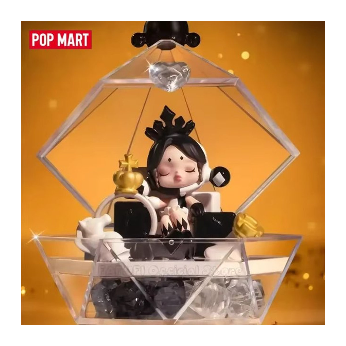 POPMART Wishes At Your Fingertips Serie Mystery Box mit niedlicher Anime-Figur aus Kunststoff in Schwarz - Bild 1