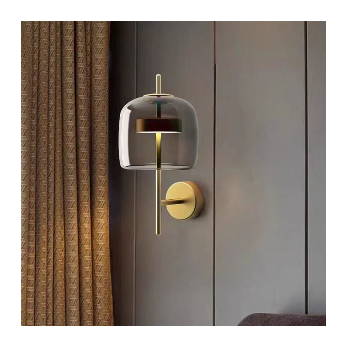 Postmoderne Luxus-Wandlampe aus Glas im skandinavischen Design für Schlafzimmer, Arbeitszimmer und Flur - Bild 2