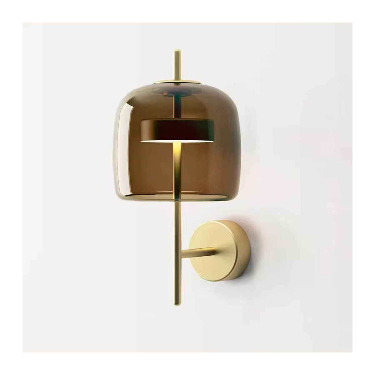 Postmoderne Luxus-Wandlampe aus Glas im skandinavischen Design für Schlafzimmer, Arbeitszimmer und Flur - Bild 3