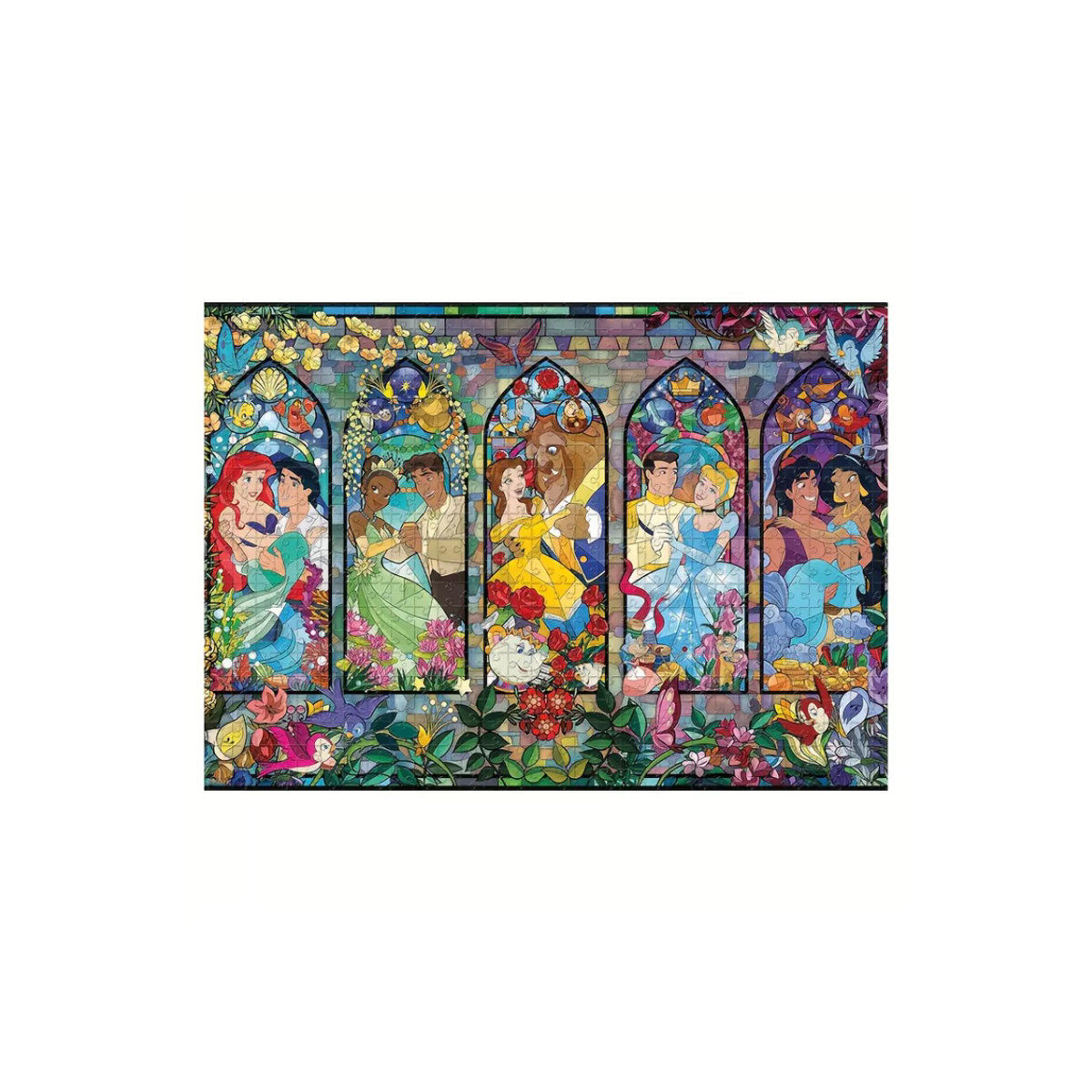 Potdemiel 1000-teiliges Puzzle mit Cartoon-Charakteren Prinzessin und Prinz, mehrfarbig, rechteckig - Bild 7