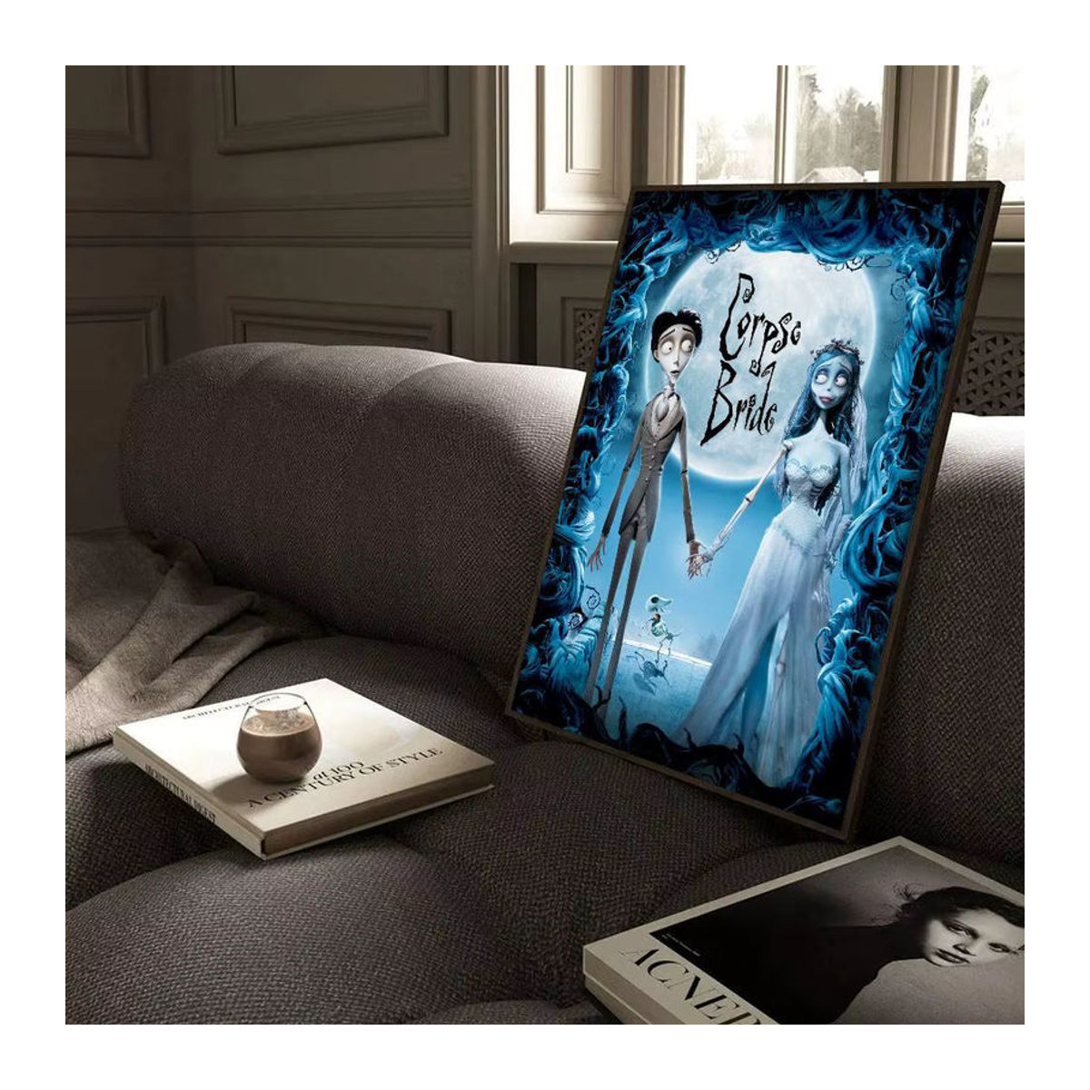 Potdemiel Anime C-Corpse Bride Vintage Poster, mehrfarbiges Porträt auf Papier, Rahmenloses Wandbild für deine Dekoration - Bild 2