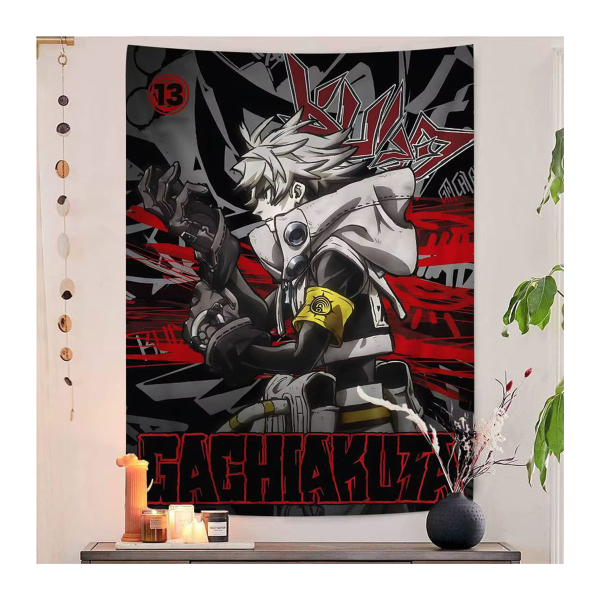 Potdemiel Anime G-Gachiakuta Wandteppich im Tarot-Stil, mehrfarbig, Textil-Wandbehang für dein Zuhause - Bild 2