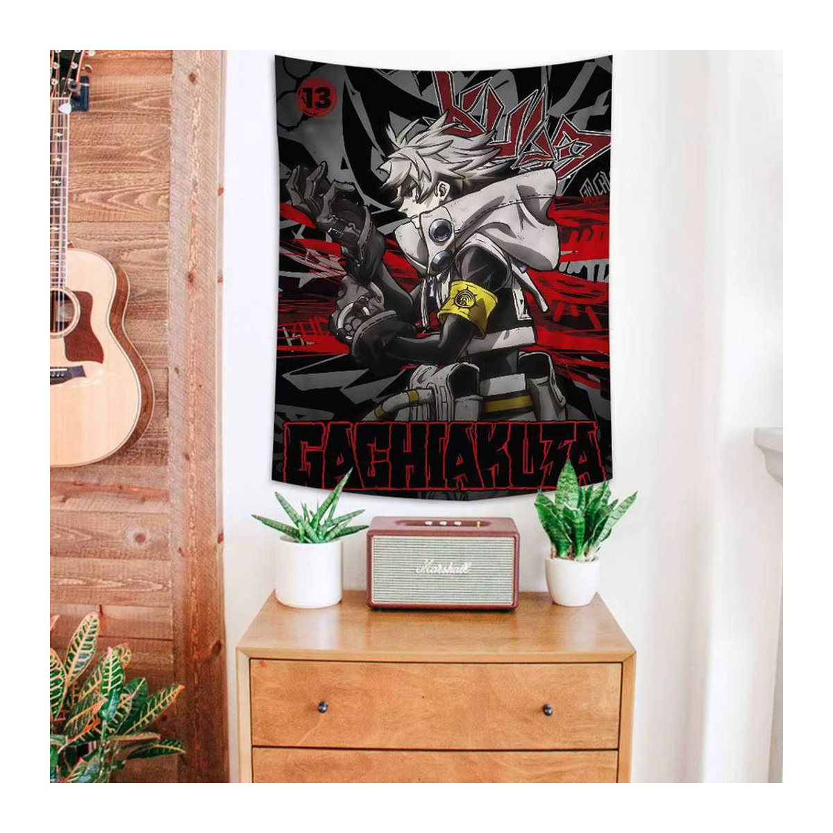 Potdemiel Anime G-Gachiakuta Wandteppich im Tarot-Stil, mehrfarbig, Textil-Wandbehang für dein Zuhause - Bild 3