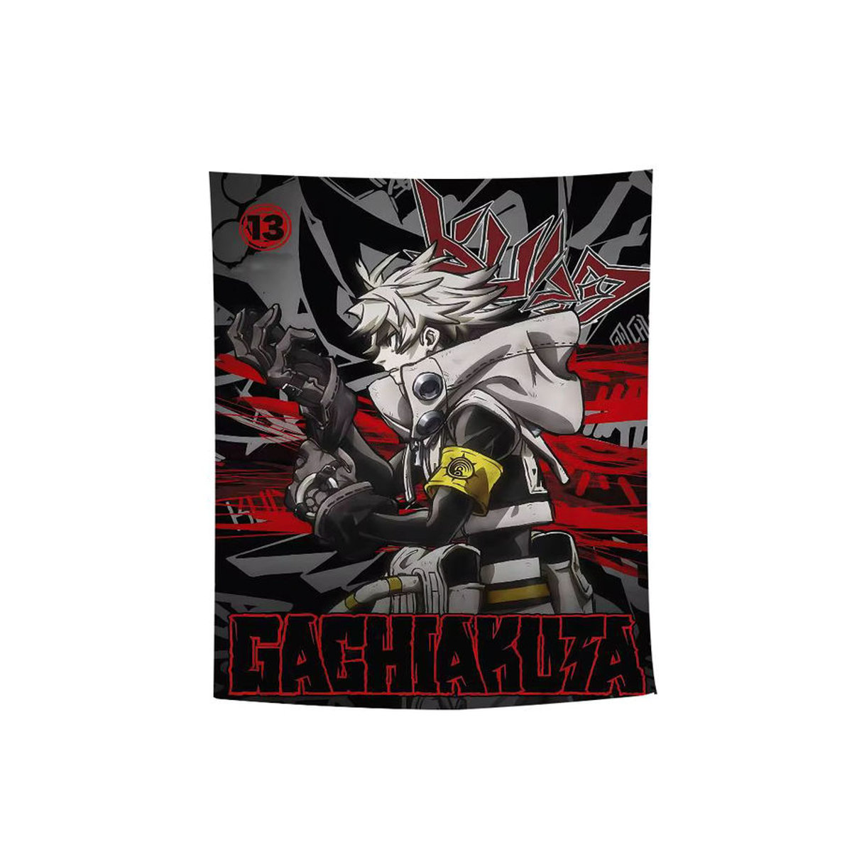 Potdemiel Anime G-Gachiakuta Wandteppich im Tarot-Stil, mehrfarbig, Textil-Wandbehang für dein Zuhause - Bild 7