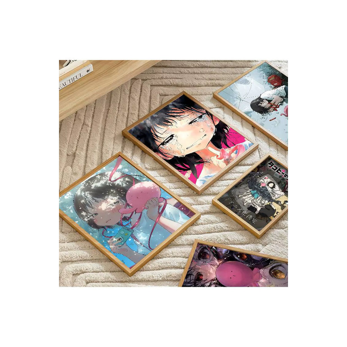 Potdemiel Anime Takopis Original Sin Retro Wandposter aus Kraftpapier, mehrfarbig, rechteckig - Bild 7