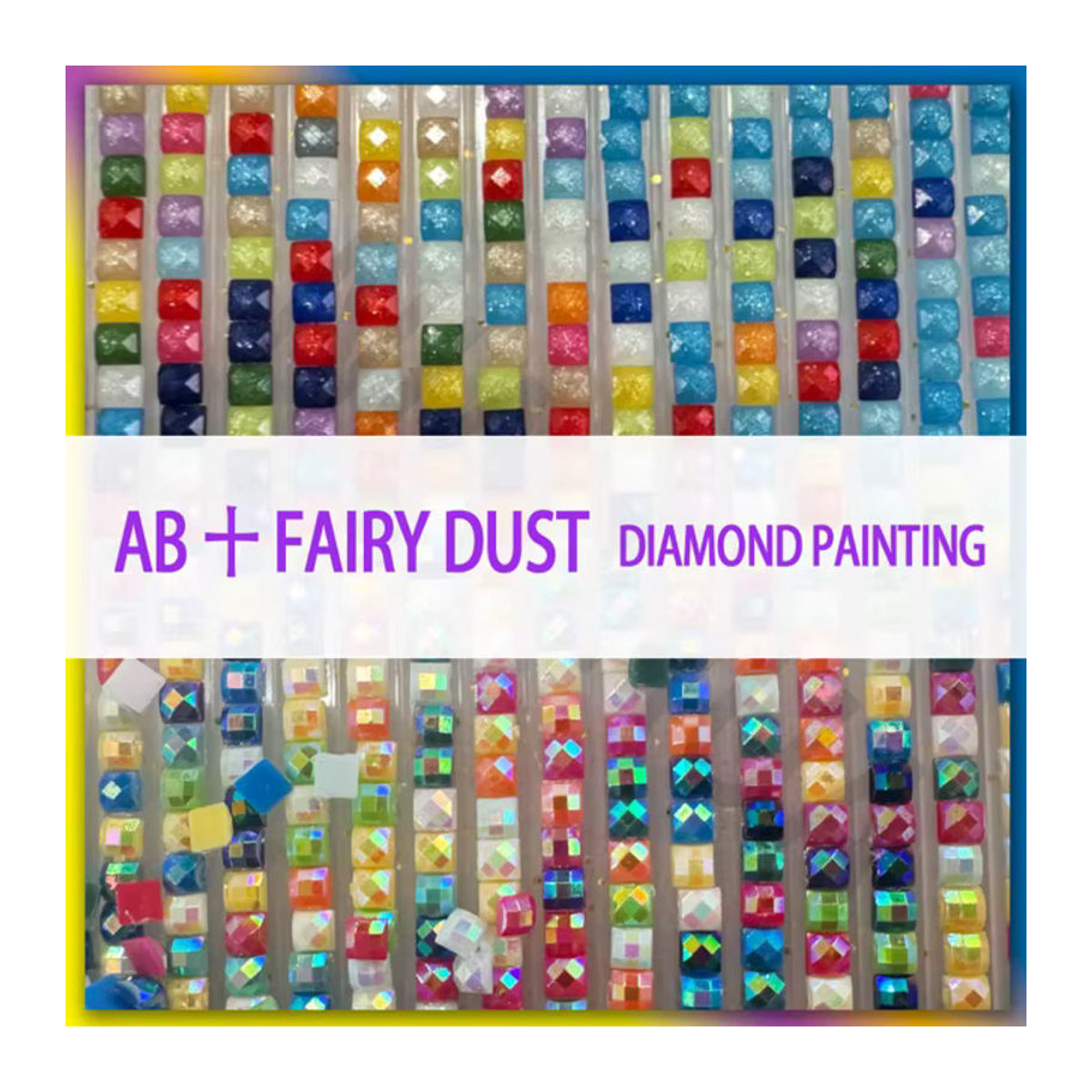 Potdemiel Diamantmalerei Set Sonnenuntergang und Meereslandschaft mit DMC-Aufklebern, DIY 5D Mosaik Stickerei, mehrfarbig - Bild 3