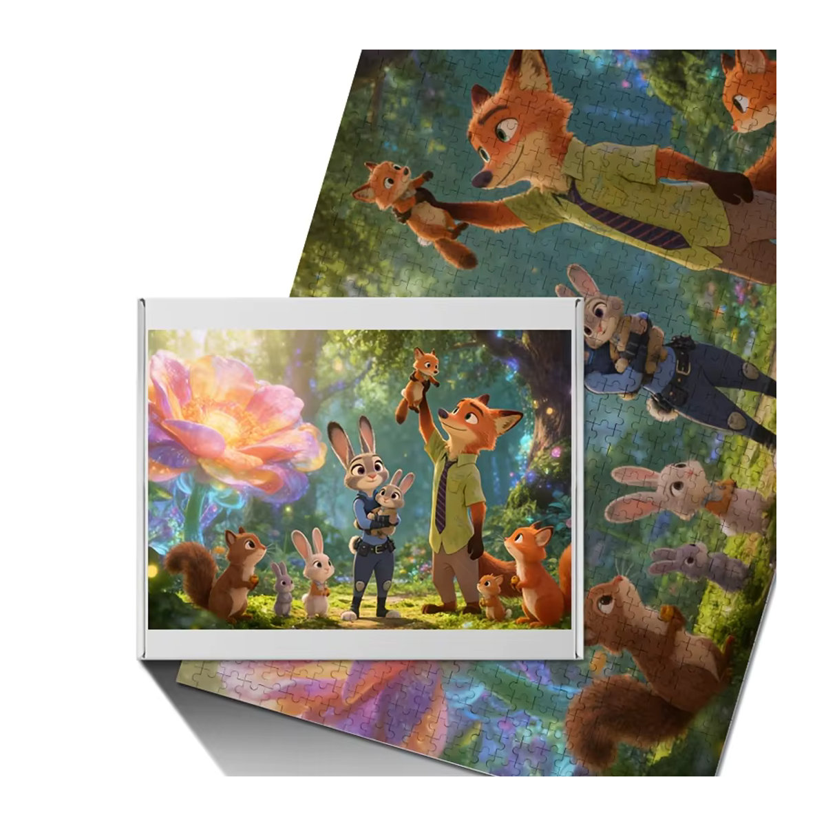 Potdemiel Disney Zootopia Judy Hopps und Nick Wilde Puzzle mit 1000 Teilen für Erwachsene, mehrfarbig, rechteckig - Bild 4