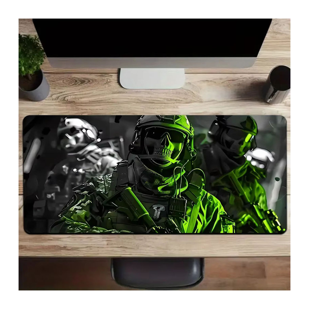 Potdemiel Gaming Mauspad mit abstraktem Design in Mehrfarbig, Rechteckig - Bild 3