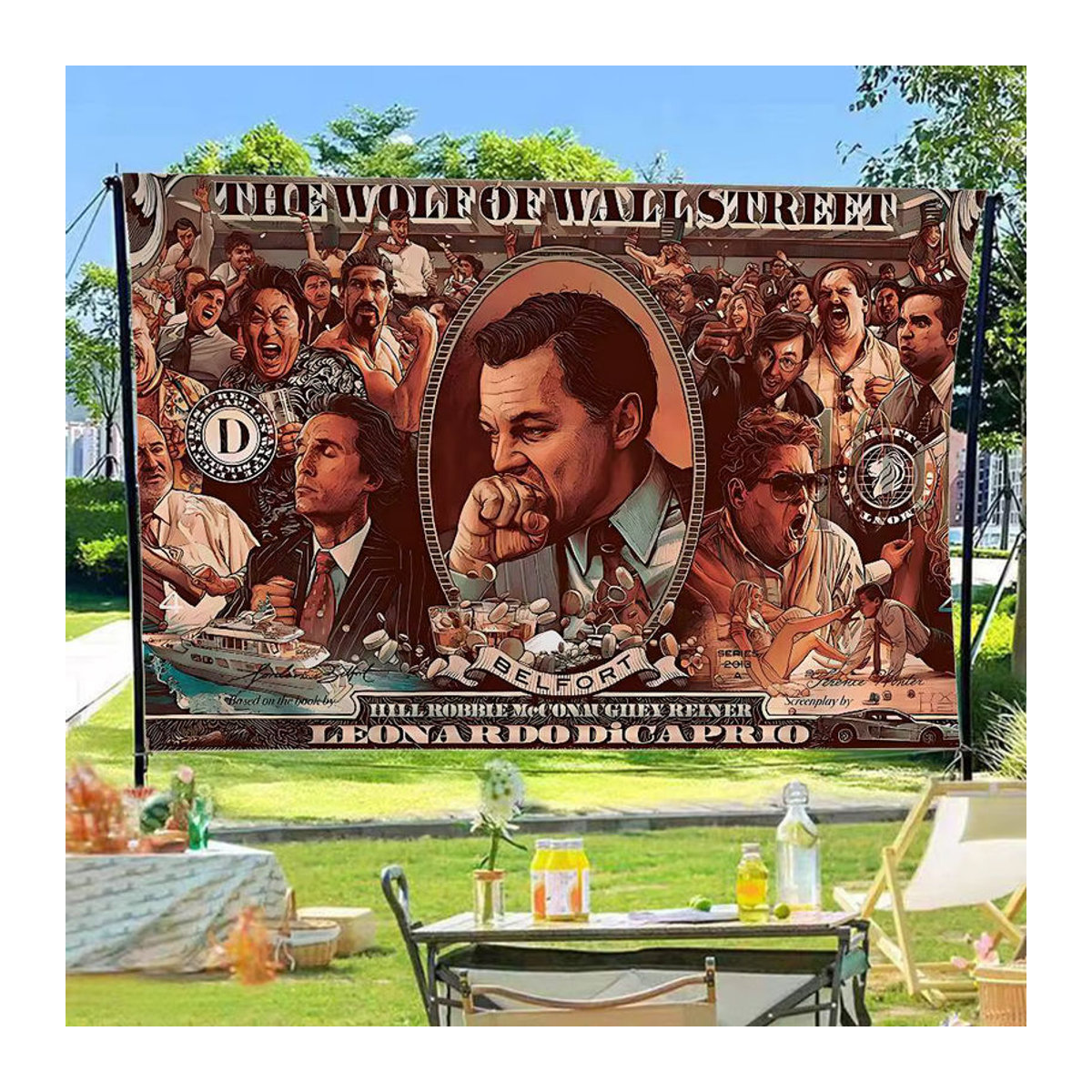 Potdemiel Geburtstag Banner The Wolf of Wall Street Dekoration Mehrfarbig - Bild 6