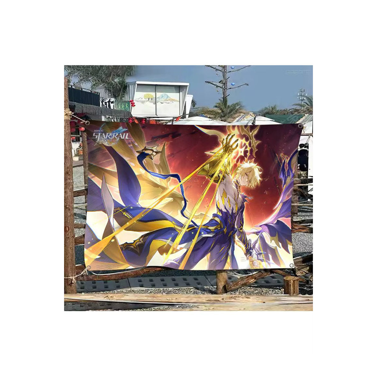 Potdemiel Honkai Star Rail Phainon Banner Dekoration Wimpelkette in Mehrfarbig - Bild 7