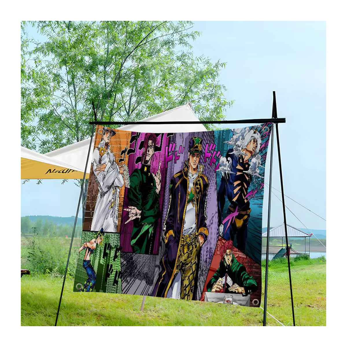 Potdemiel JoJos Bizarre Adventure Party Banner aus Textil in Mehrfarbig - Bild 3