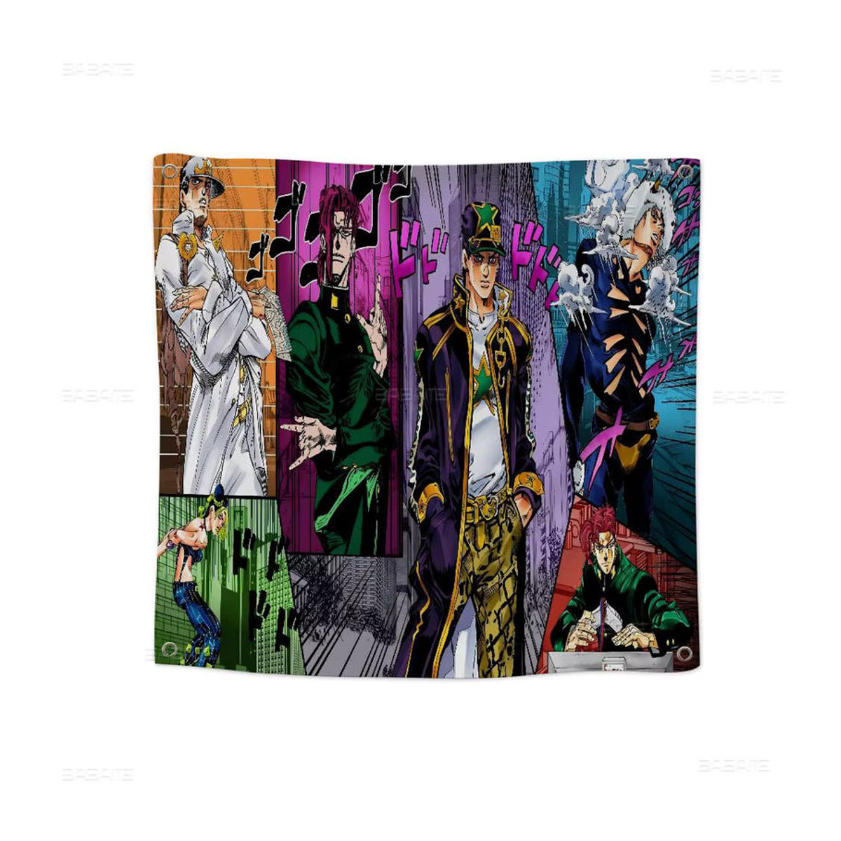Potdemiel JoJos Bizarre Adventure Party Banner aus Textil in Mehrfarbig - Bild 6