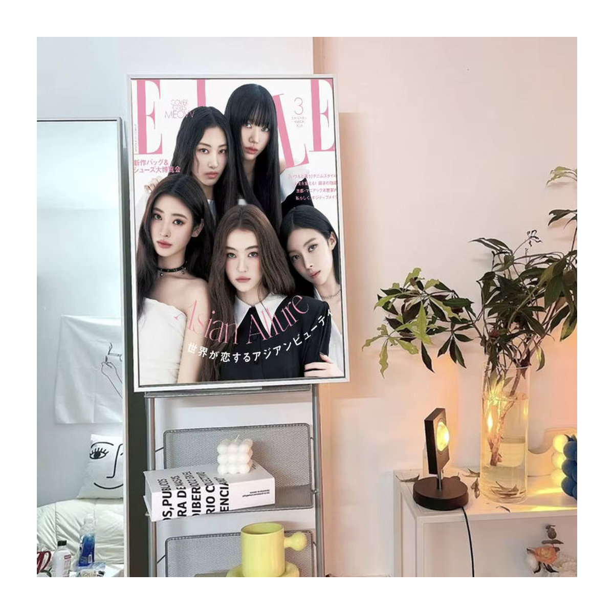Potdemiel KPOP M-MEOVV Vintage Poster Mehrfarbig, Ästhetische Wandmalerei aus Papier im Hochformat - Bild 6