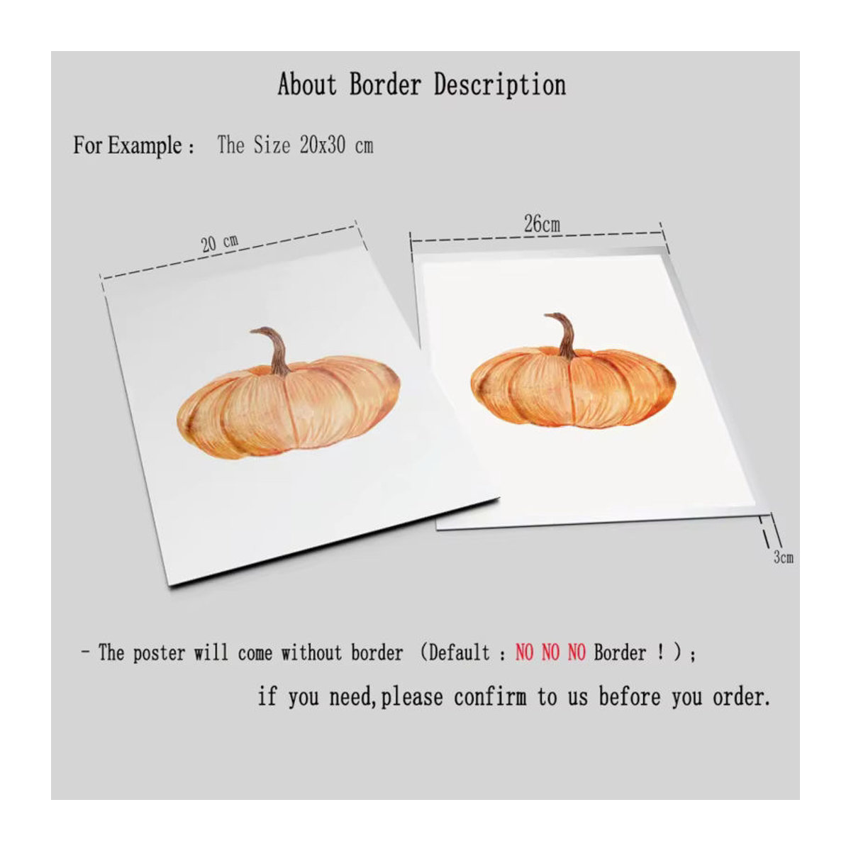 Potdemiel Leinwand Wandbild mit Halloween Kürbis Zitat für Kinder, mehrfarbig, Hochformat - Bild 2