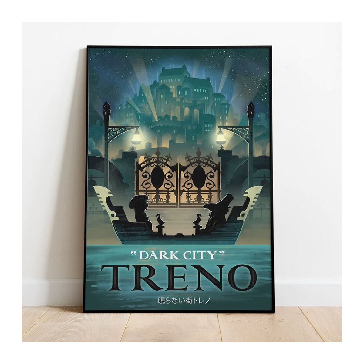 Potdemiel Leinwand Wandkunst Final Fantasy Alexandria The Kingdom Of Dark City Tree Settlement Poster Mehrfarbig - Bild 2