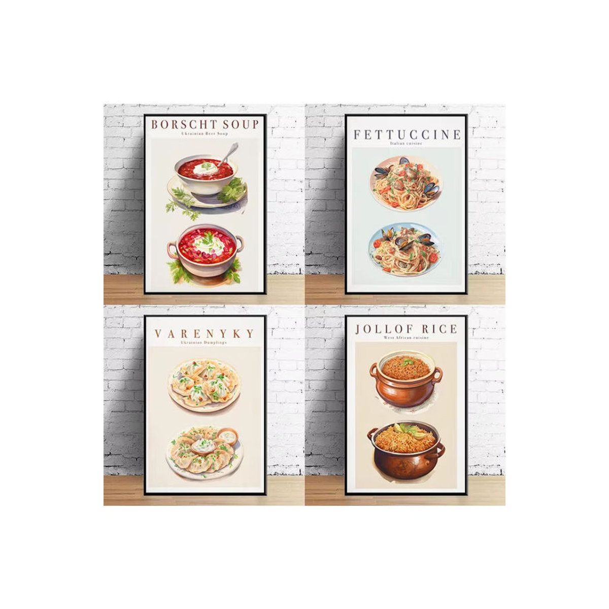 Potdemiel Leinwand Wandkunst mit Essen Motiven in Mehrfarbig, Hochformat Rechteckig - Bild 2