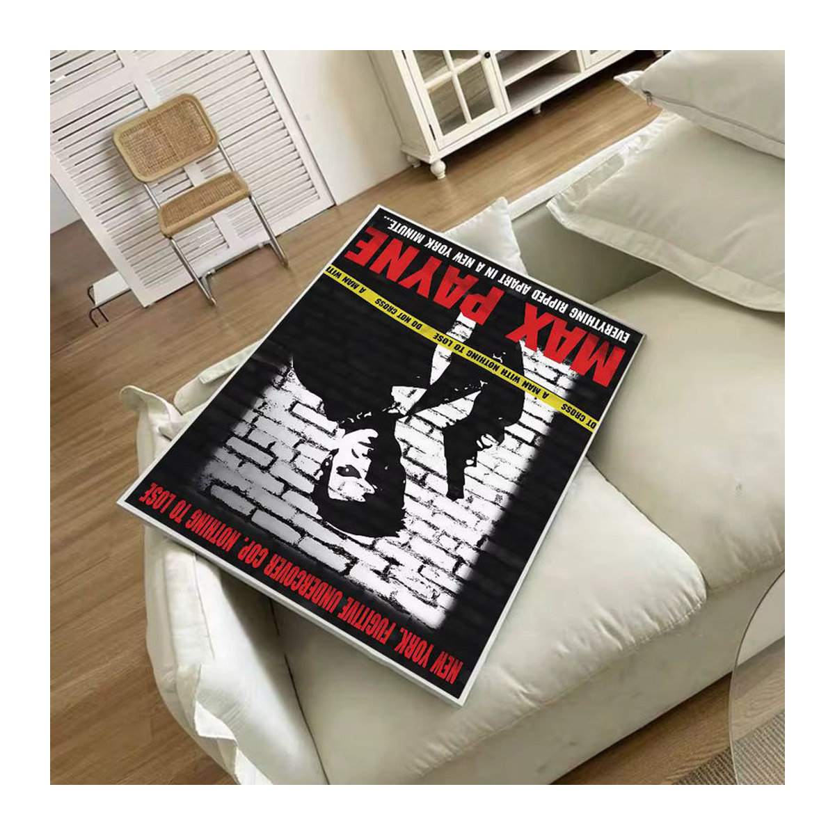 Potdemiel Max Payne Vintage Poster Aufkleber aus Kraftpapier für deine Zimmerdekoration in Mehrfarbig - Bild 3