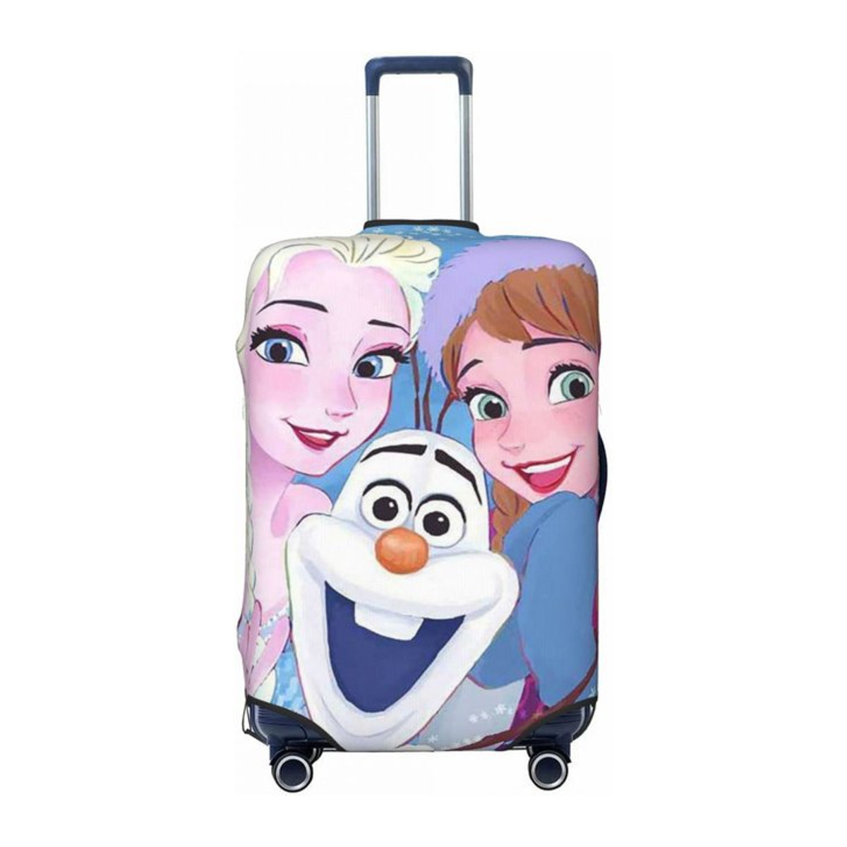 Potdemiel Reisekoffer-Überzug mit Frozen Cartoon-Design, staubdichter Kofferschutz in Bunt, passend für 18-32 Zoll Koffer - Bild 1