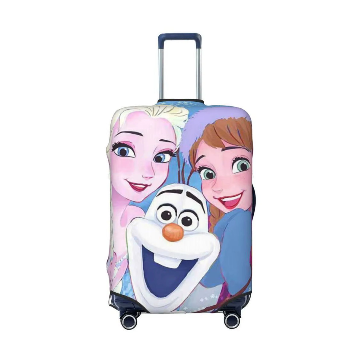 Potdemiel Reisekoffer-Überzug mit Frozen Cartoon-Design, staubdichter Kofferschutz in Bunt, passend für 18-32 Zoll Koffer - Bild 6
