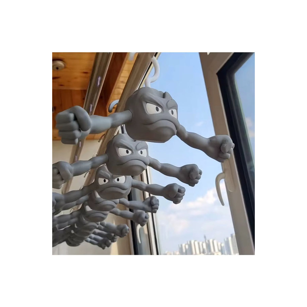 Potdemiel Rock Fist Model Hanger aus Kunststoff, graue 3D-gedruckte Wanddekoration als kreative Kunst und funktionales Geschenk - Bild 6