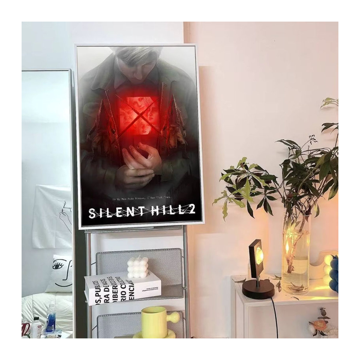 Potdemiel Silent Hill Horror Thriller Poster Vintage Wanddekoration aus Papier, mehrfarbig, Hochformat - Bild 6
