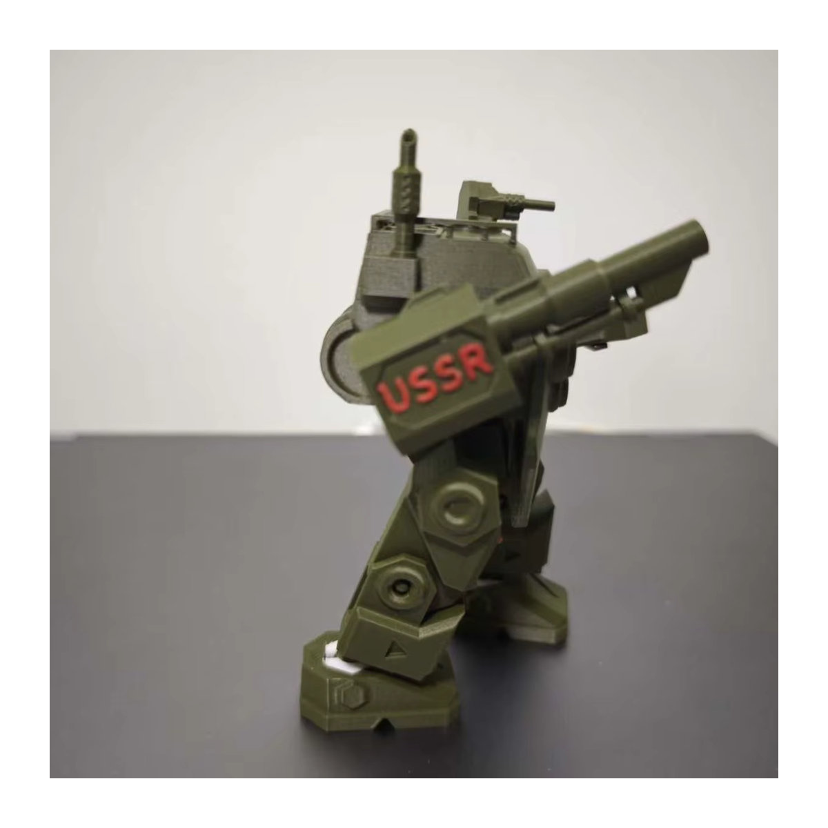 Potdemiel T-340-85 Steampunk Mecha Modell Panzer in Grün aus Kunststoff - Bild 6