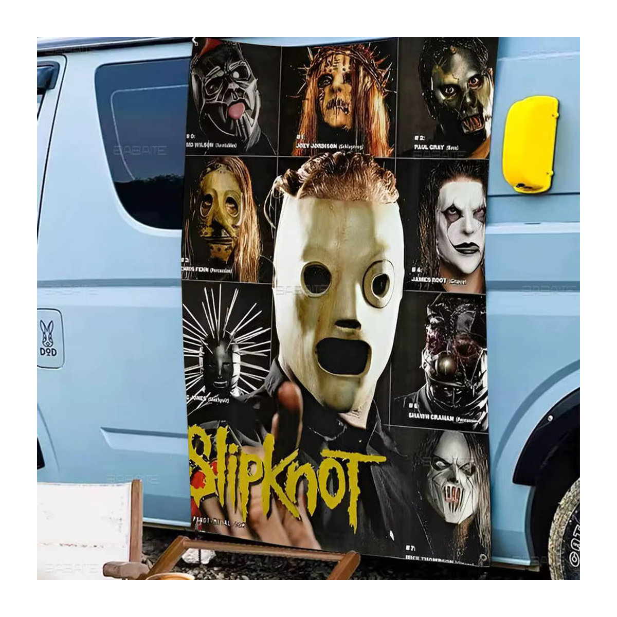 Potdemiel Wandbehang Slipknot Heavy Metal Rock Band Mandala Wandbanner mehrfarbig - Bild 4