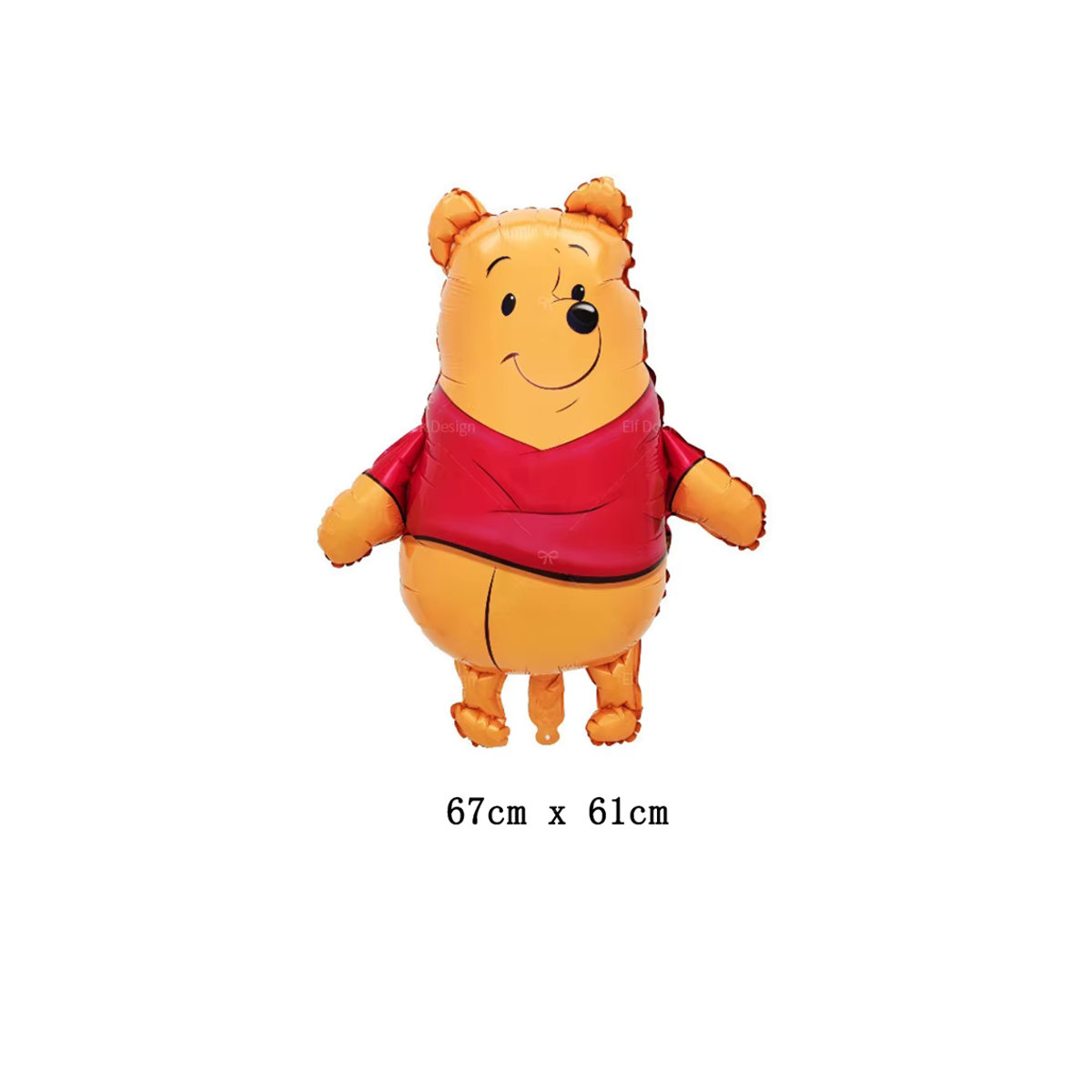 Potdemiel Winnie Bär Ballonbogen Kit in Gelb und Blau für Kindergeburtstage und Babypartys im Vintage-Stil - Bild 3