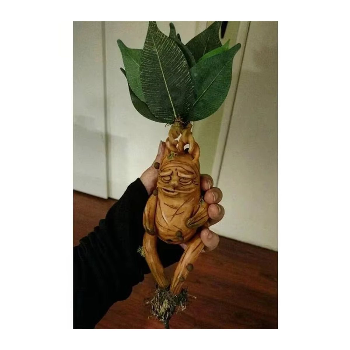 Pottered Premium Fee Gartenornament aus Kunstharz in Orange für Wohnzimmer, Schlafzimmer und Büro - Bild 2
