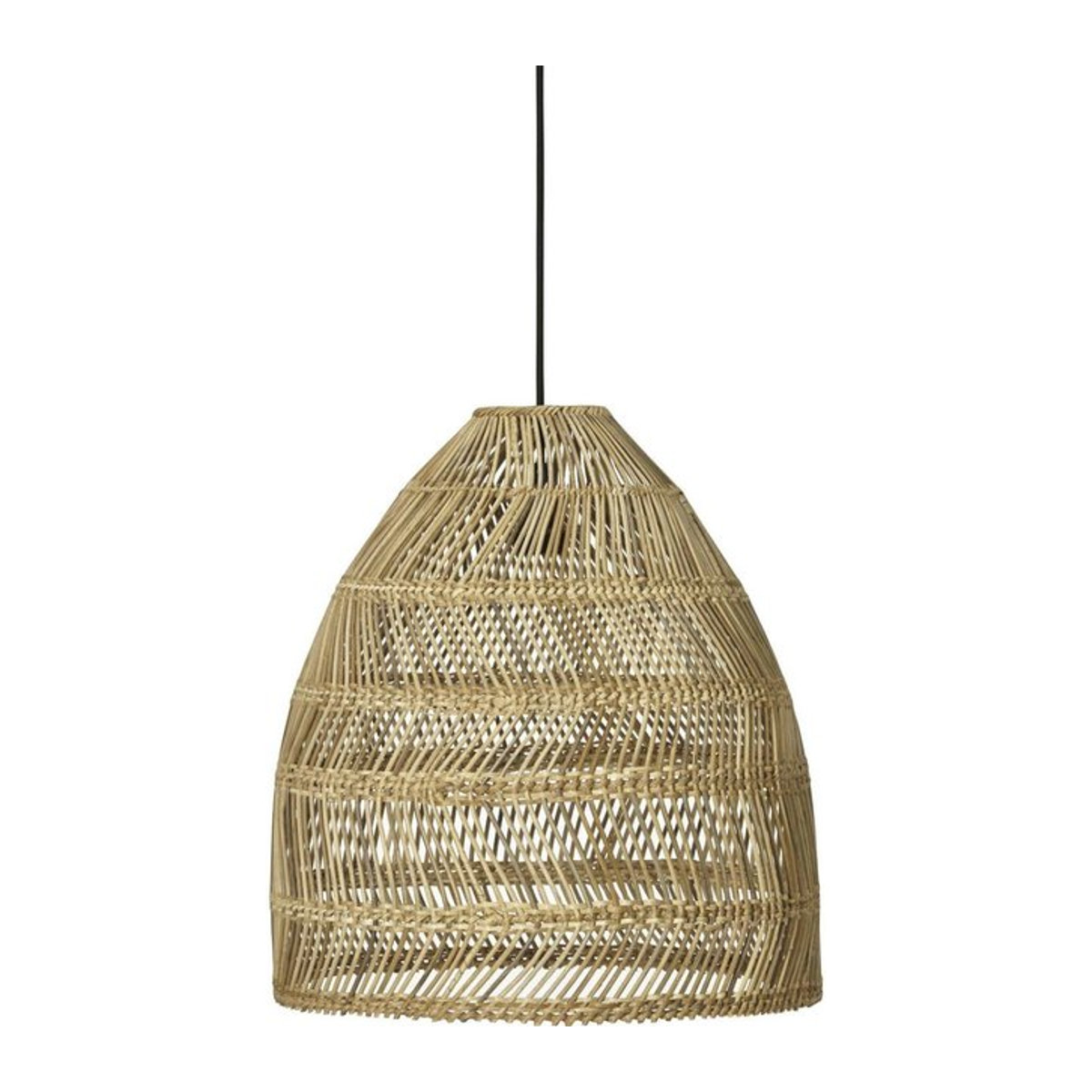 PR Home Hängelampe Maja Pendelleuchte in Beige aus Rattan und Kunststoff, B/T/H: 34 x 37 x 34 cm - Bild 1