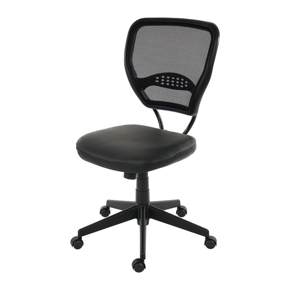 Profi-Bürostuhl Chicago Chefsessel Drehstuhl von MCW in Schwarz ohne Armlehnen aus Kunstleder - Bild 1