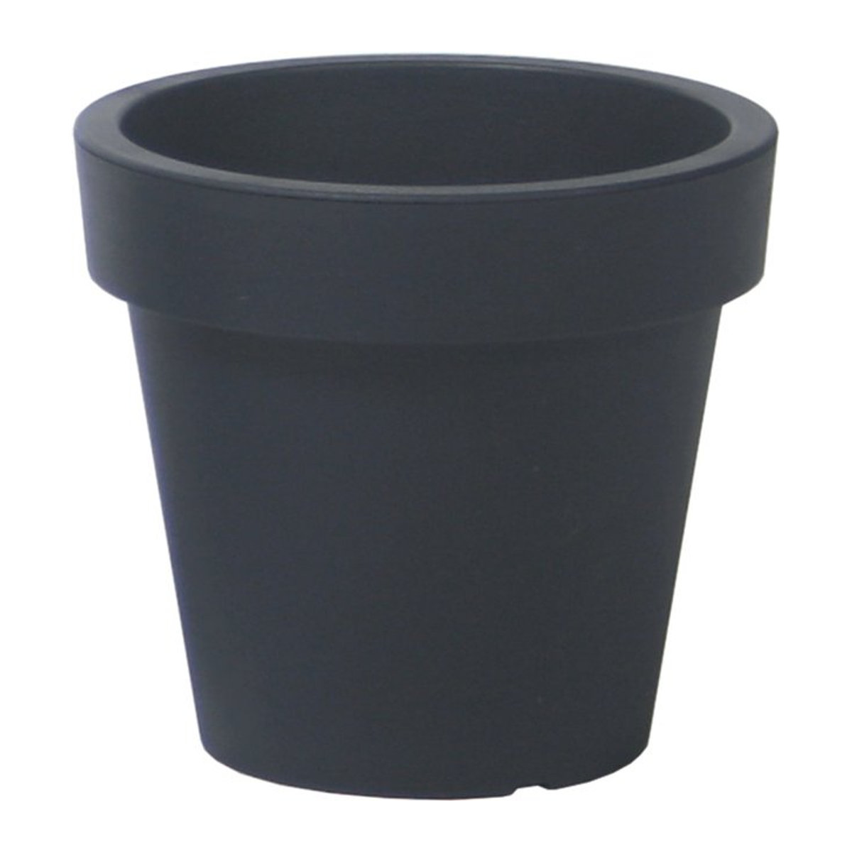 PROSPERPLAST Blumentopf LOFLY rund in Anthrazit aus Kunststoff, Durchmesser: 58,2 cm - Bild 1