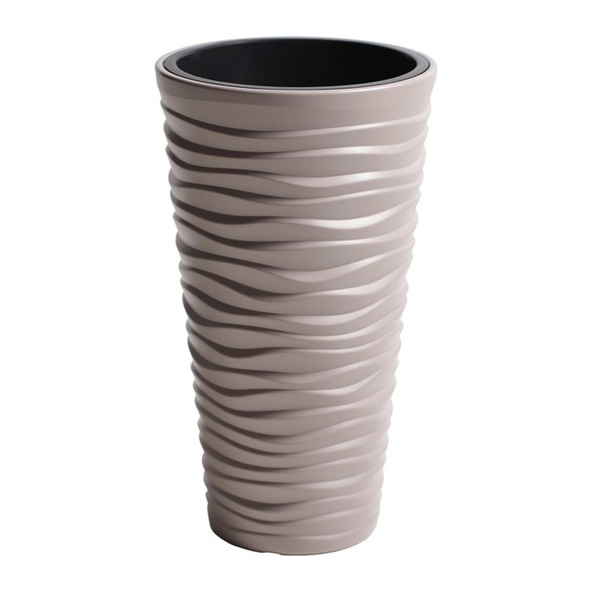 PROSPERPLAST Blumentopf Sand Slim in Mocca, B: 35 cm, H: 62 cm, T: 35 cm - Bild 1