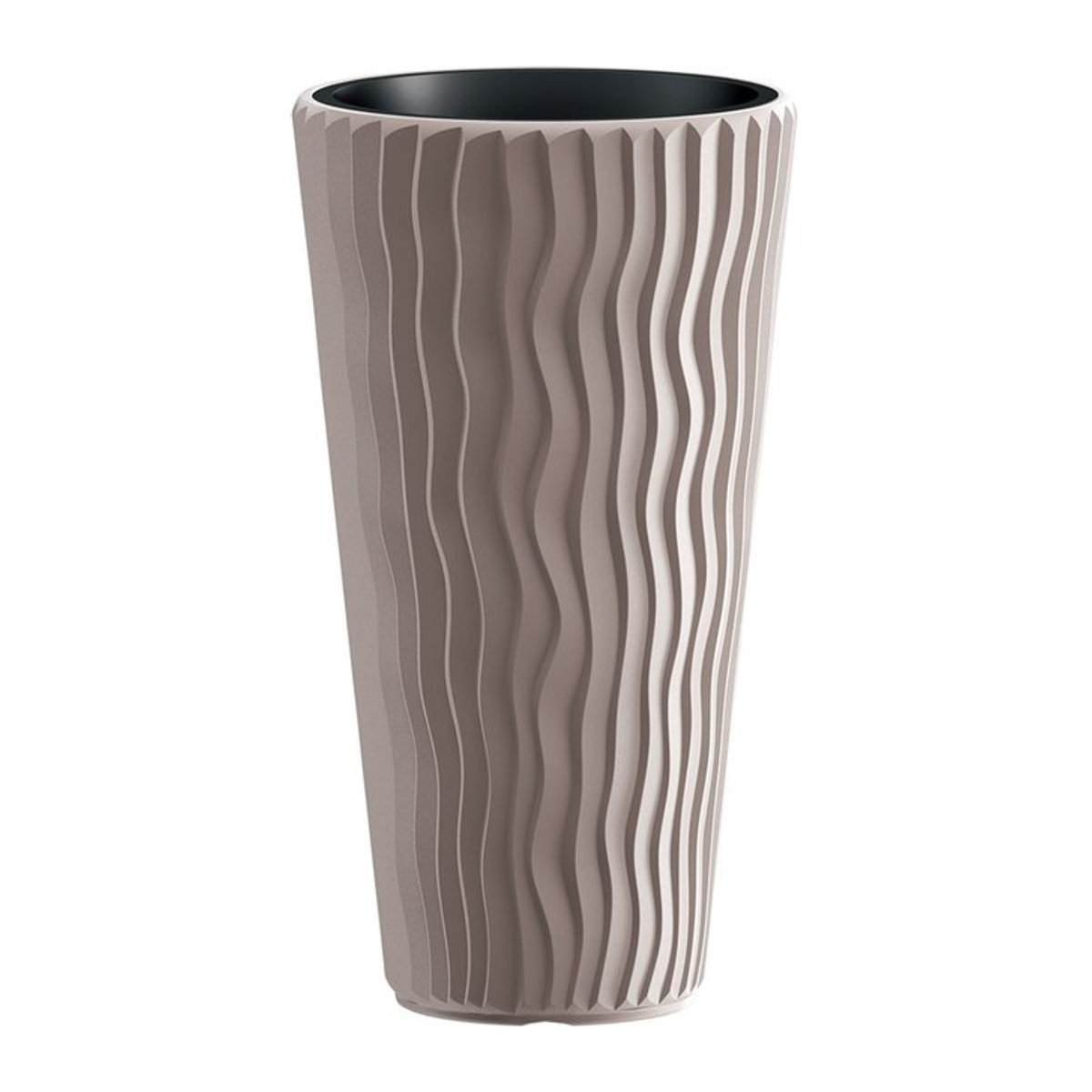 PROSPERPLAST Blumentopf Sandy Slim in Mocca, B: 30 cm, H: 53 cm, T: 30 cm - Bild 1