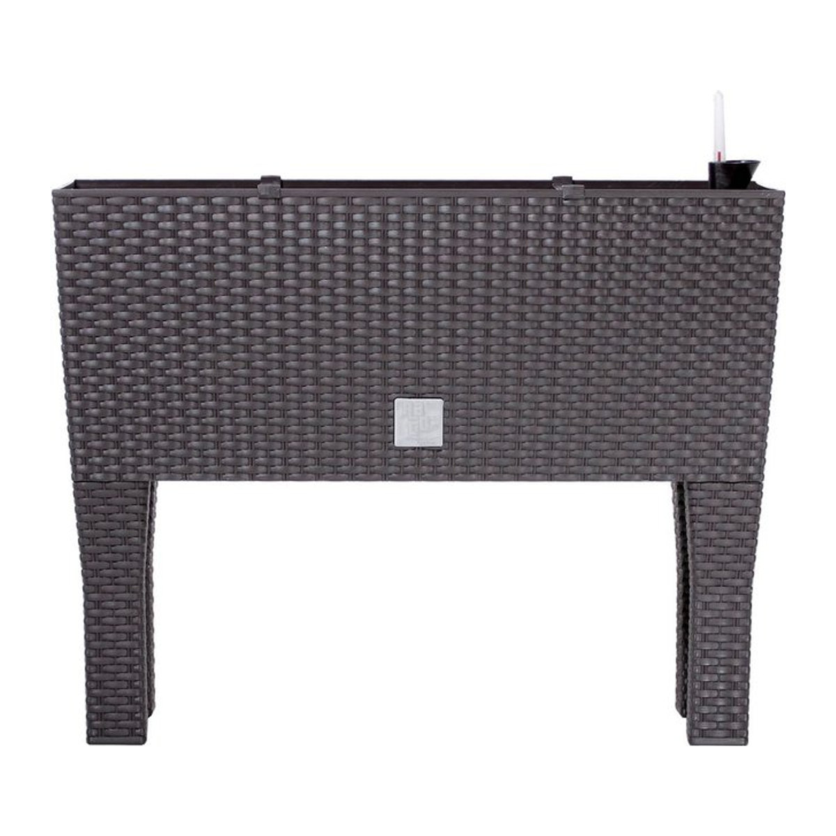 PROSPERPLAST Pflanzkasten Rato in braun, rechteckig und modern, B 80 cm, H 62 cm, T 33 cm - Bild 2