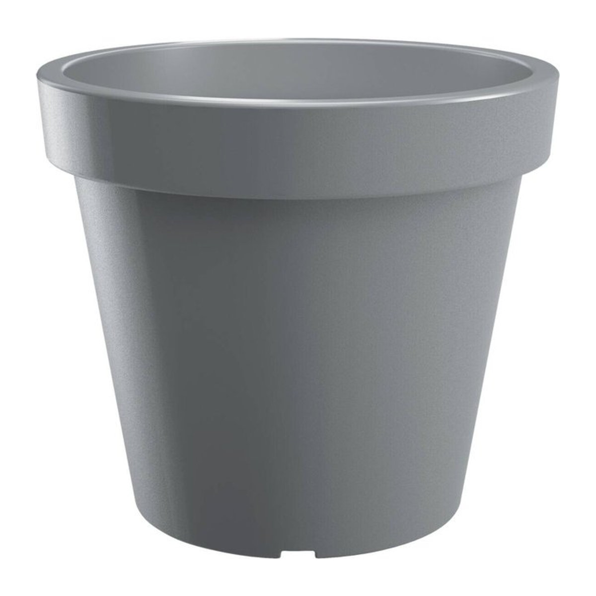 Prosperplast Pflanztopf Lofly rund, grau, Kunststoff, H: 58 cm, B: 52 cm, T: 58 cm - Bild 1