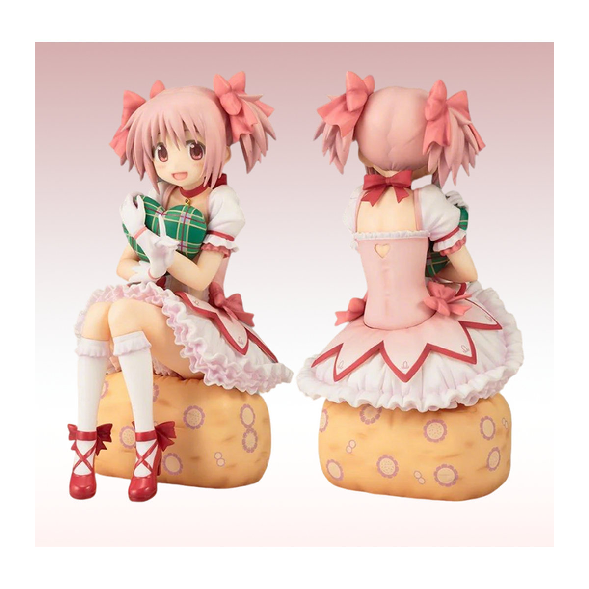 Puella Magi Madoka Magica Anime Actionfigur Madoka Kaname in Rosa, 14 cm PVC Modell zur Desktop Dekoration - Bild 1