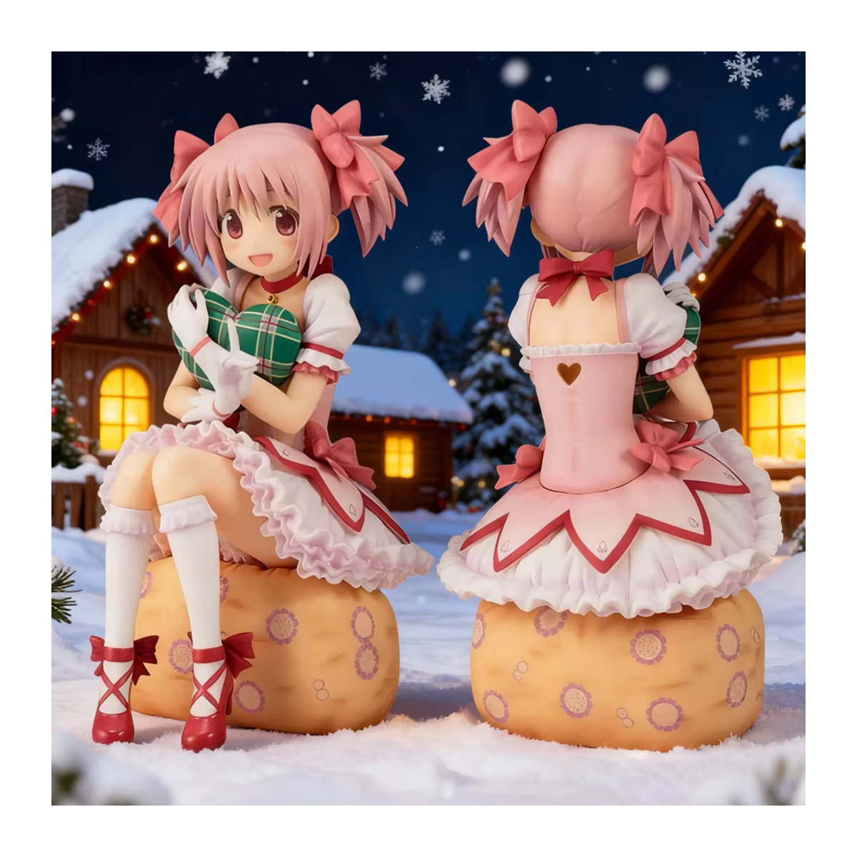 Puella Magi Madoka Magica Anime Actionfigur Madoka Kaname in Rosa, 14 cm PVC Modell zur Desktop Dekoration - Bild 4
