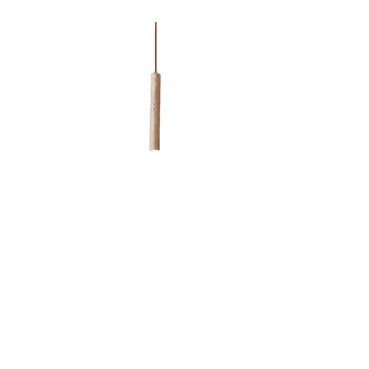 Pumous LED Pendelleuchte aus Holz im japanischen Stil, moderne Retro-Hängeleuchte mit G9 Fassung, Natur, Warmweiß - Bild 3