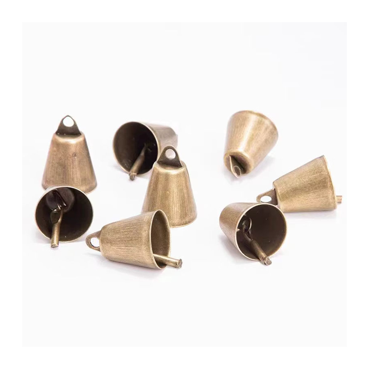 Pure Home Kupferglocke als Windspiel und Dekoration in Gold und Kupfer - Bild 2