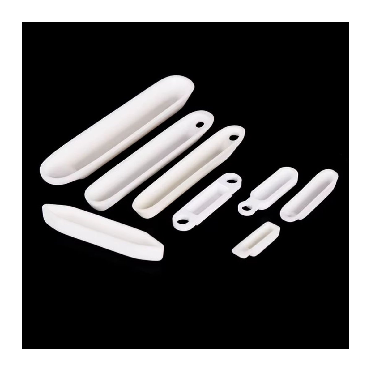 Purshee Aluminiumoxid Korund Quadratisch Weiß Hängend - Bild 2