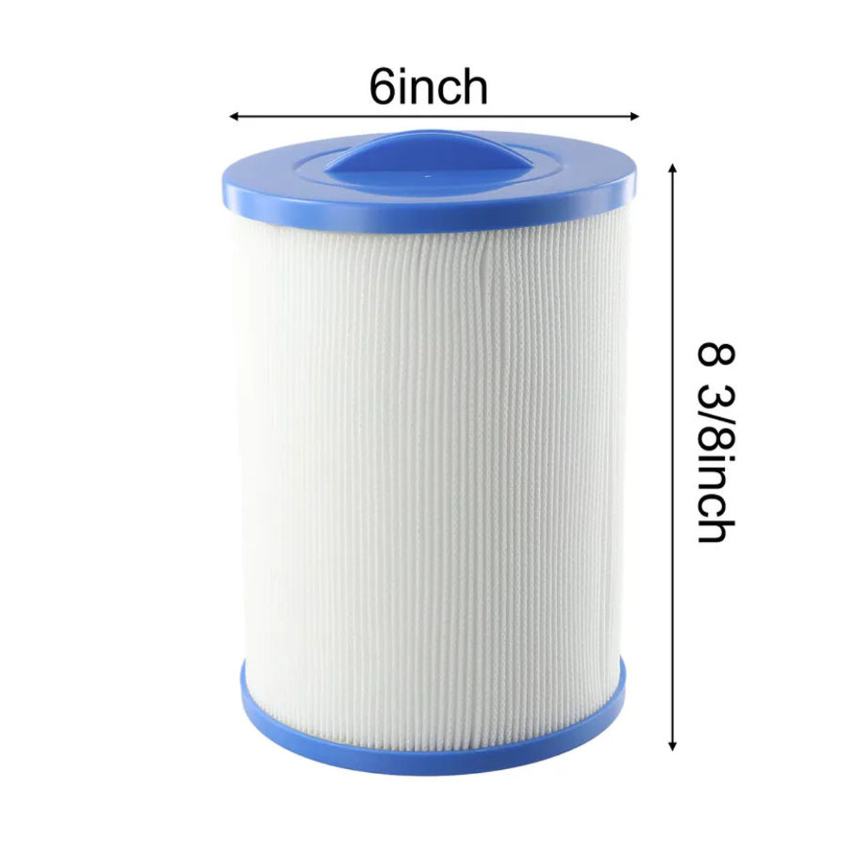 PWW50 Ersatzfilter für Whirlpool und Spa in Blau, Maße: 21,0 x 15,2 cm - Bild 5
