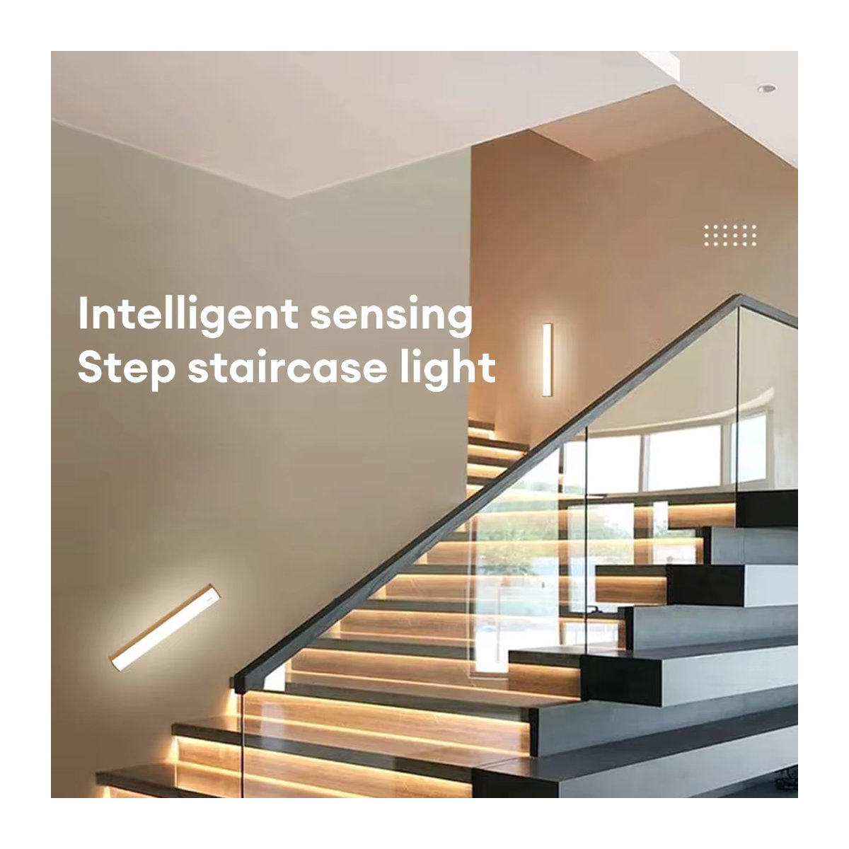 Pzsunly LED Bar Licht mit Bewegungssensor, drahtlose Möbelbeleuchtung in Weiß, Warmweiß, minimalistisches Design für Küchenschrank und Kleiderschrank - Bild 5