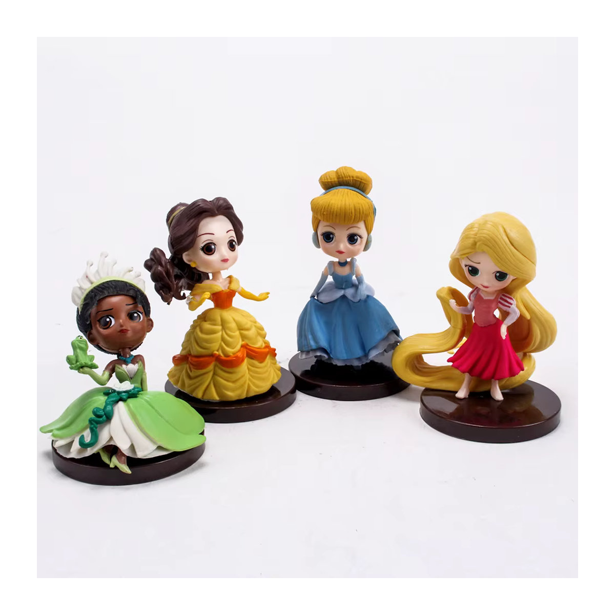 Q Posket Disney Prinzessinnen Figuren Set 8-teilig aus Kunststoff, mehrfarbig, Höhe: 5-8 cm - Bild 4