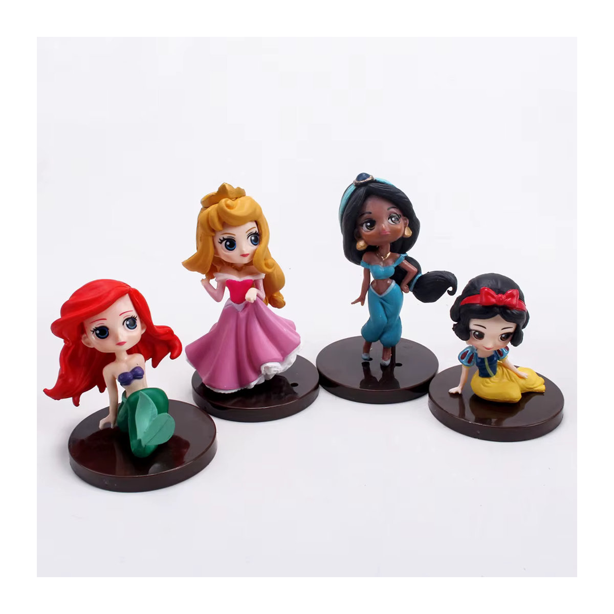 Q Posket Disney Prinzessinnen Figuren Set 8-teilig aus Kunststoff, mehrfarbig, Höhe: 5-8 cm - Bild 5